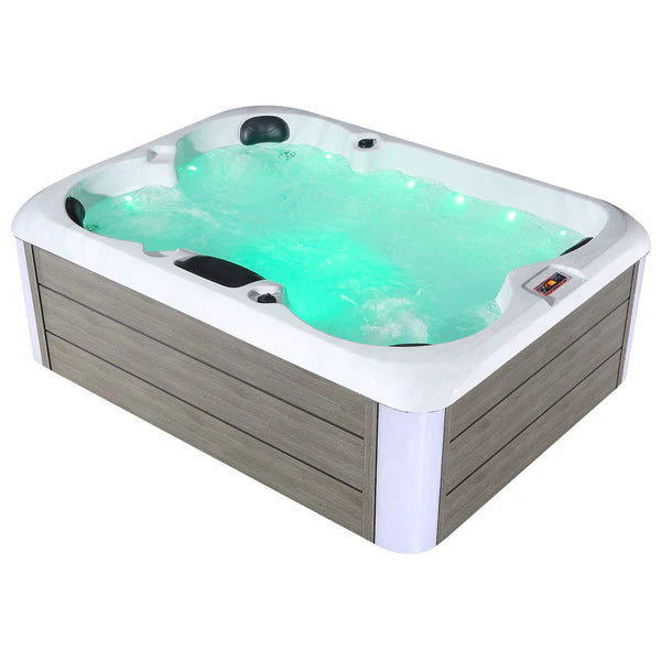Empava Luxury Freestanding 4-Person Rectangle Outdoor Hot Tub