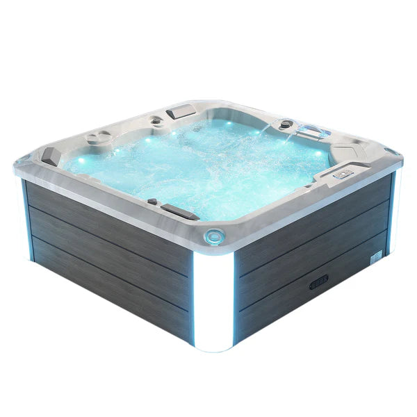 Empava Luxury Freestanding 5-Person Square Outdoor Hot Tub