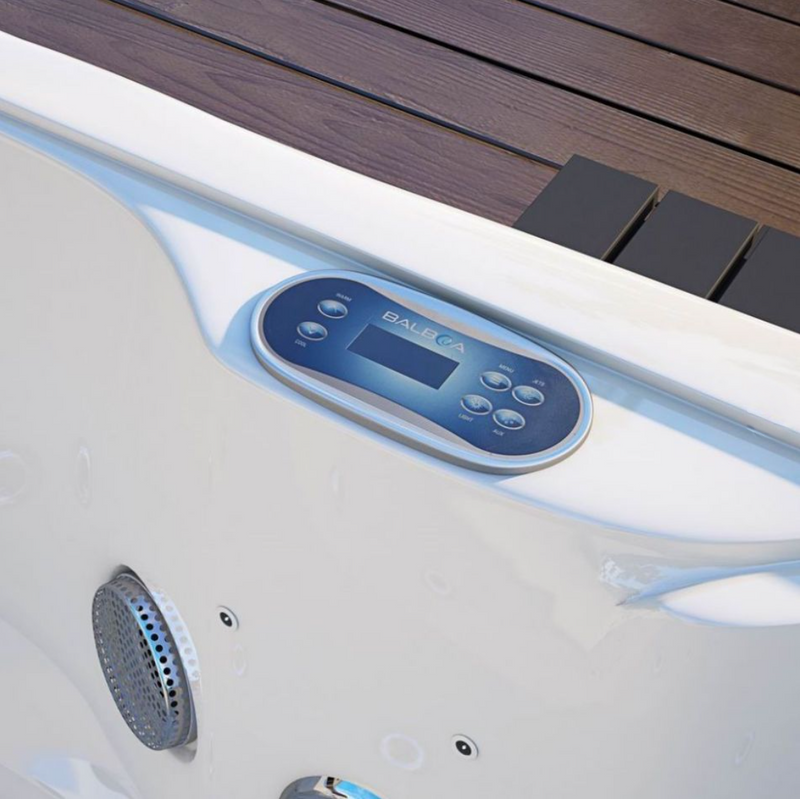 2-Person Freestanding Swim Spa – Outdoor Whirlpool Spa with Jet Massage