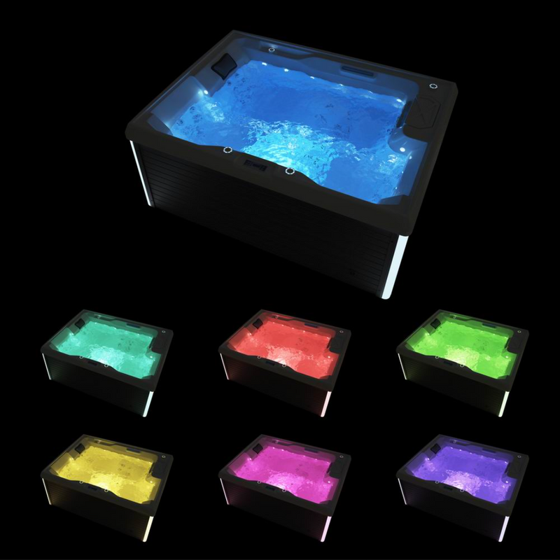 3-Person Outdoor Spa Hot Tub – Luxury Acrylic Whirlpool Jacuzzi with Massage Jets