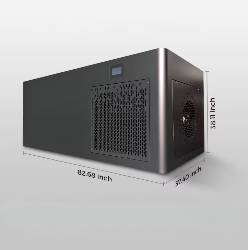 1-Person Cold Plunge Tub – Stainless Exterior, Stainless Liner, Chiller Equipped, WiFi + Insulated Lid