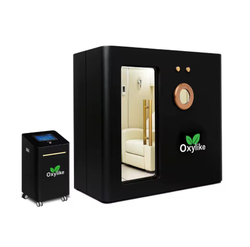 1.5 ATA Matte Black Luxury Hyperbaric Oxygen Chamber for Hotel Wellness