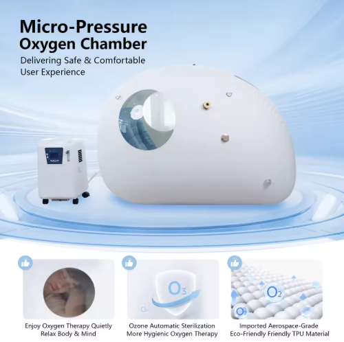 Inflatable Hyperbaric Oxygen Chamber for Mitochondrial Support and Cellular Energy Enhancement